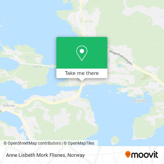Anne Lisbeth Mork Flisnes map