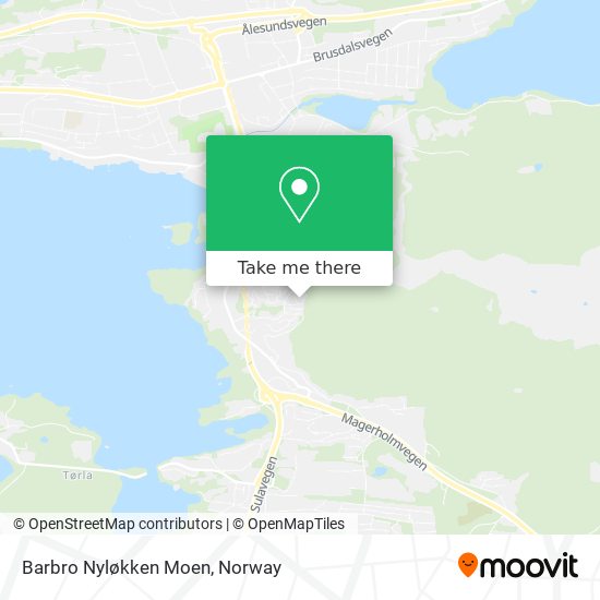 Barbro Nyløkken Moen map