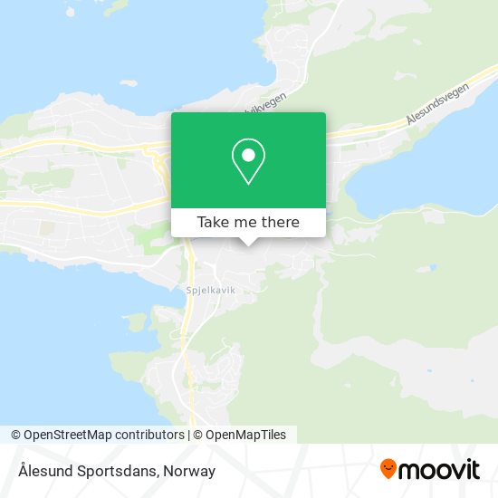 Ålesund Sportsdans map