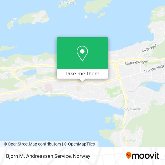 Bjørn M. Andreassen Service map