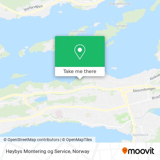 Høybys Montering og Service map