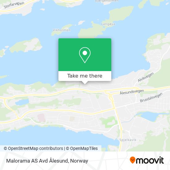 Malorama AS Avd Ålesund map
