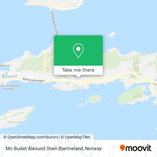 Mc-Budet Ålesund Stein Bjermeland map
