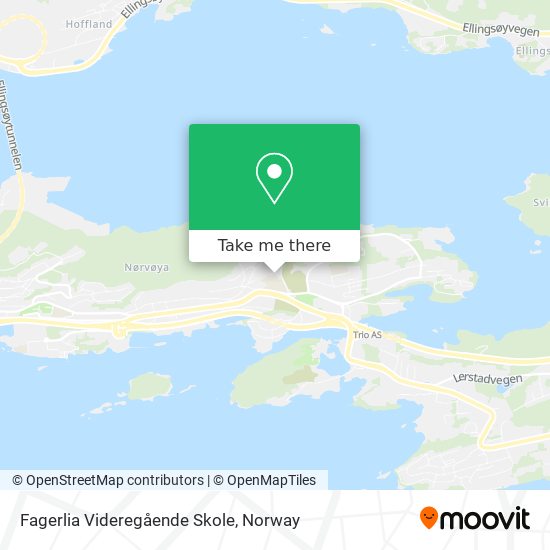 Fagerlia Videregående Skole map