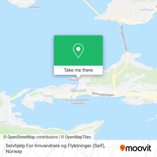 Selvhjelp For Innvandrere og Flyktninger (Seif) map