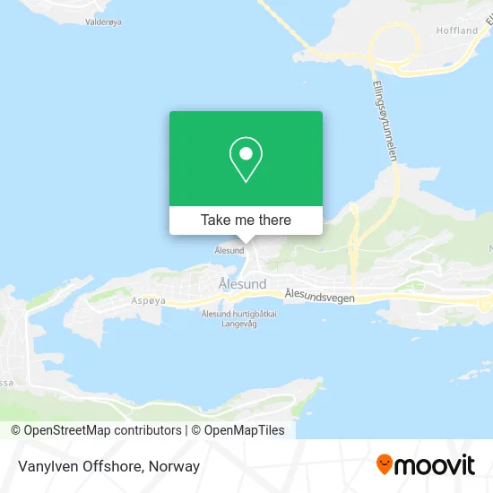 Vanylven Offshore map