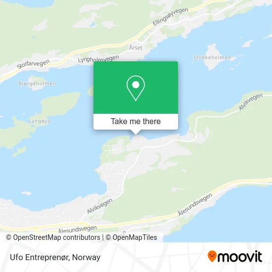 Ufo Entreprenør map