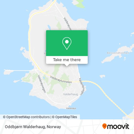 Oddbjørn Walderhaug map