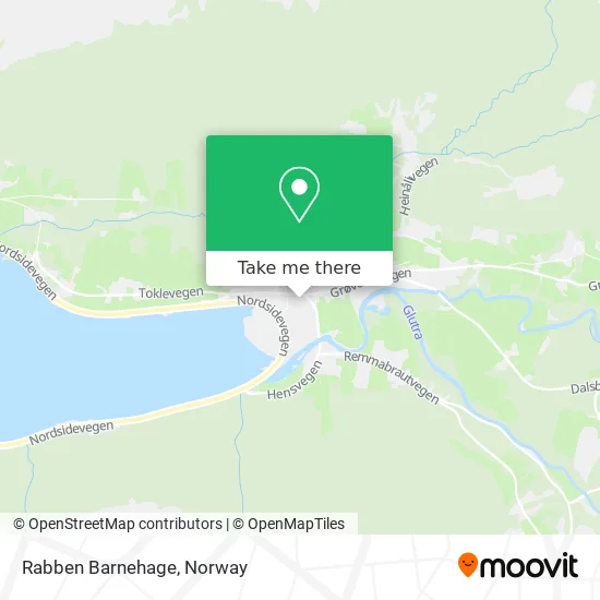 Rabben Barnehage map