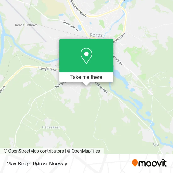 Max Bingo Røros map