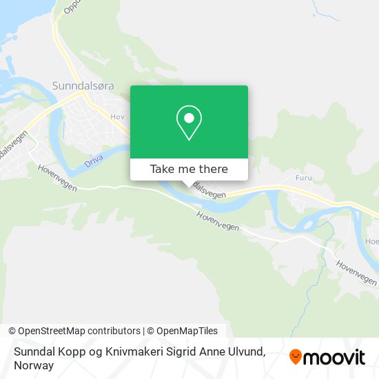 Sunndal Kopp og Knivmakeri Sigrid Anne Ulvund map