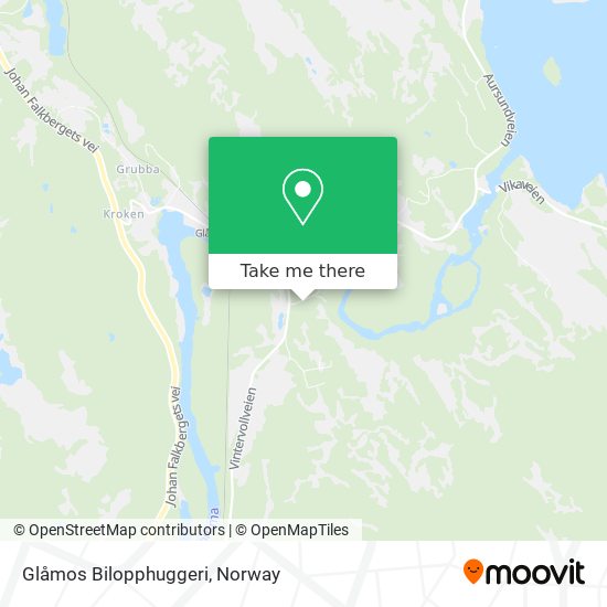 Glåmos Bilopphuggeri map