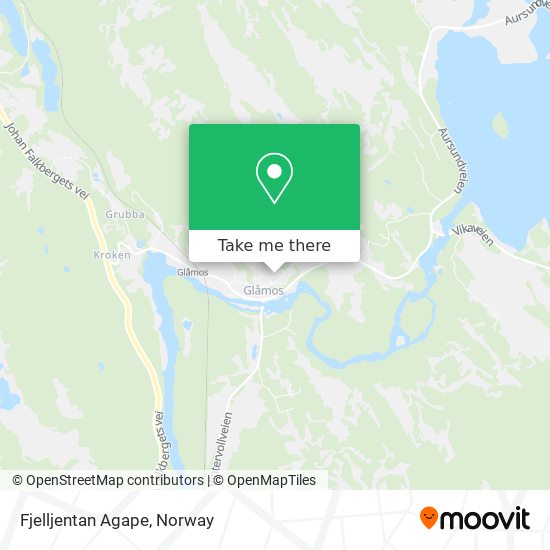 Fjelljentan Agape map