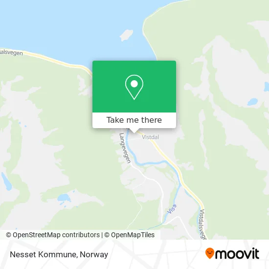 Nesset Kommune map