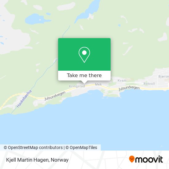 Kjell Martin Hagen map