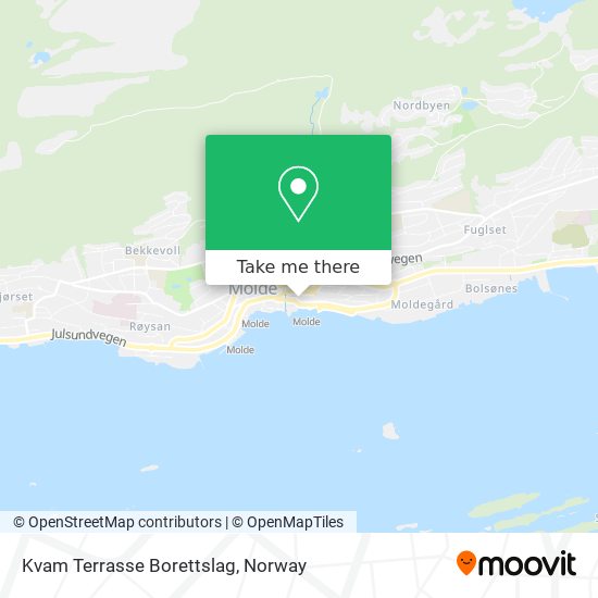 Kvam Terrasse Borettslag map
