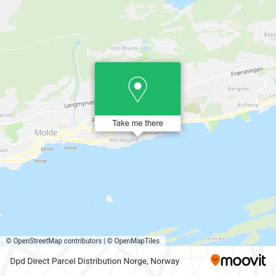 Dpd Direct Parcel Distribution Norge map