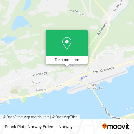 Snack Plate Norway Erdemir map