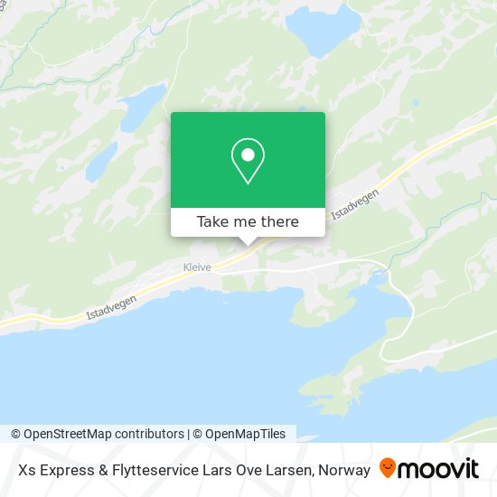 Xs Express & Flytteservice Lars Ove Larsen map