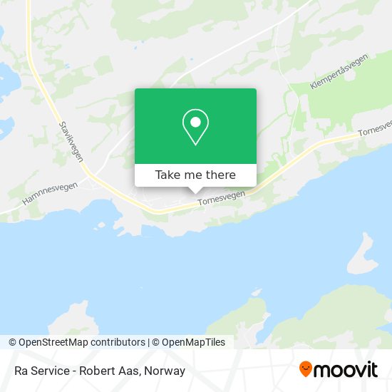 Ra Service - Robert Aas map