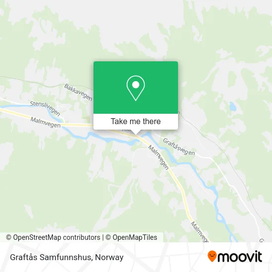 Graftås Samfunnshus map