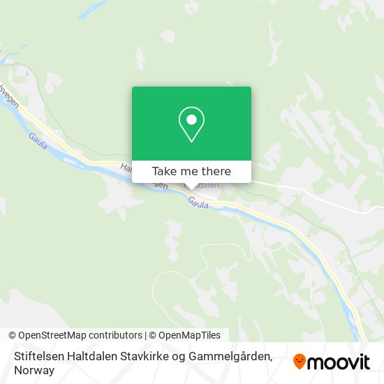 Stiftelsen Haltdalen Stavkirke og Gammelgården map