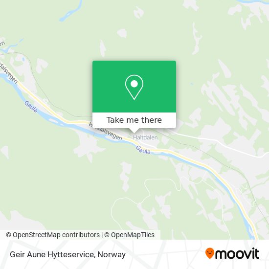 Geir Aune Hytteservice map