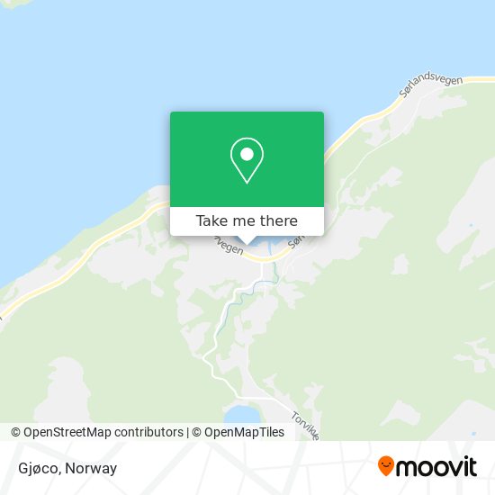 Gjøco map