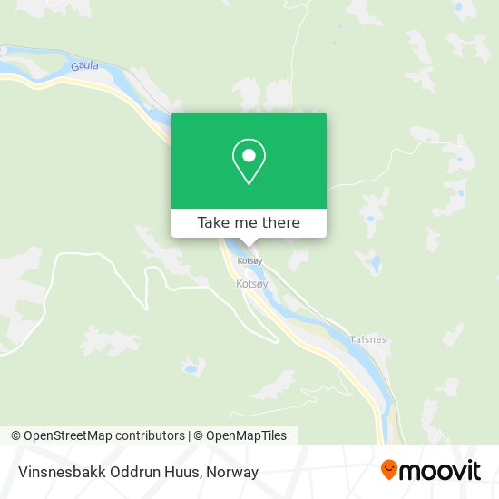 Vinsnesbakk Oddrun Huus map