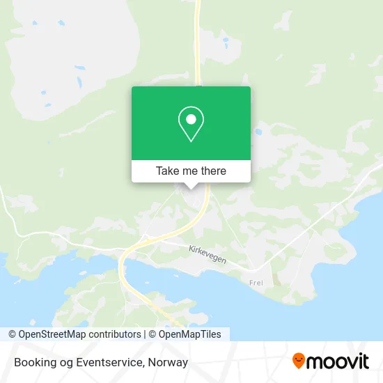 Booking og Eventservice map