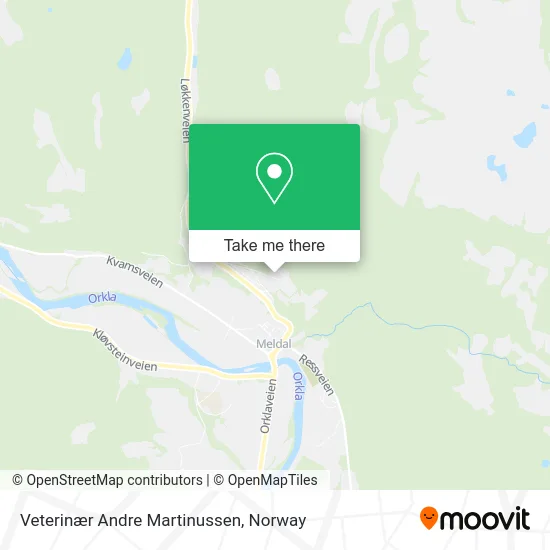 Veterinær Andre Martinussen map