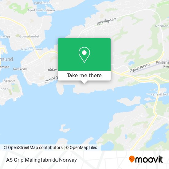 AS Grip Malingfabrikk map