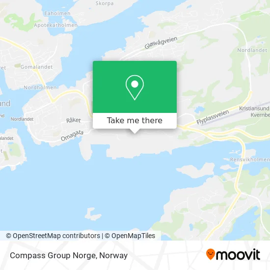 Compass Group Norge map