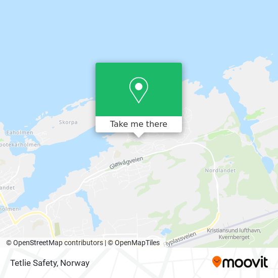 Tetlie Safety map