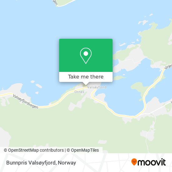 Bunnpris Valsøyfjord map