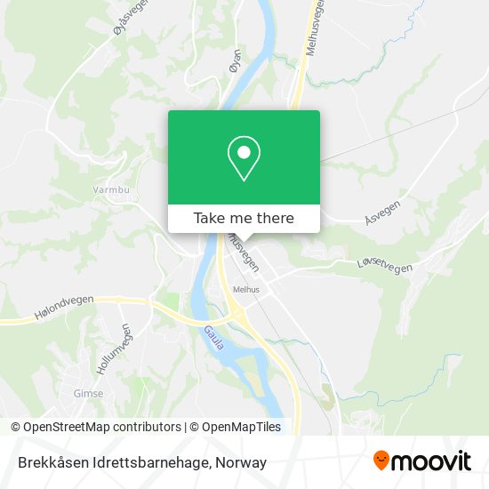 Brekkåsen Idrettsbarnehage map