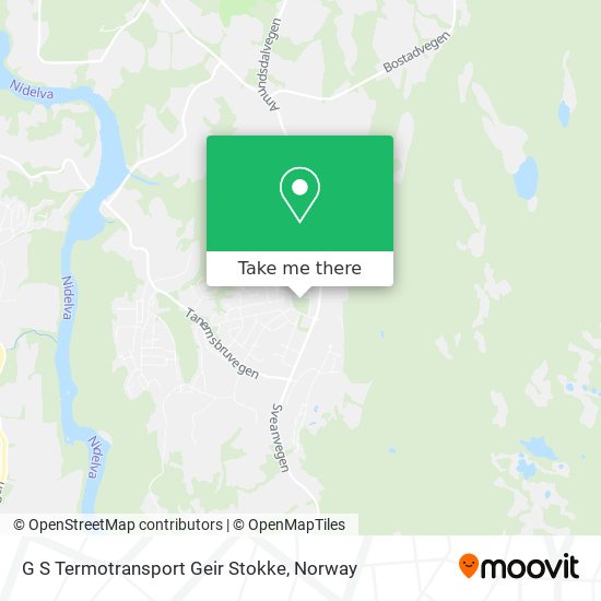 G S Termotransport Geir Stokke map