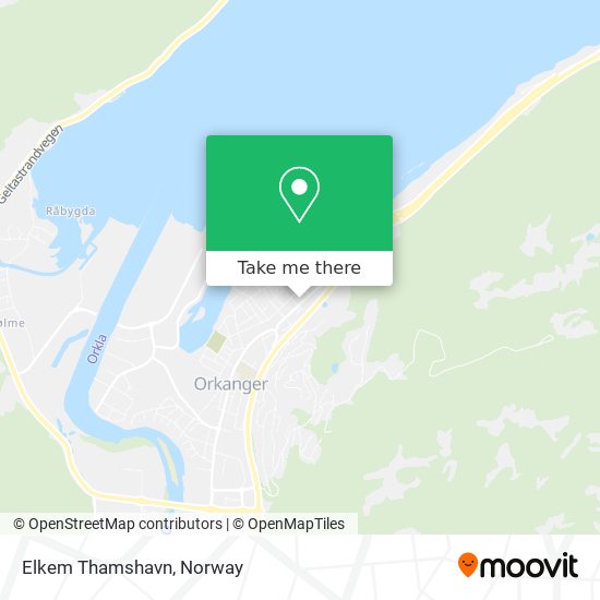 Elkem Thamshavn map