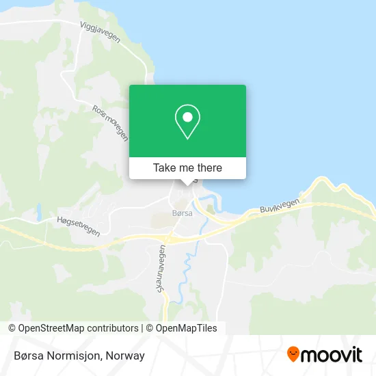 Børsa Normisjon map