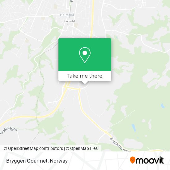 Bryggen Gourmet map