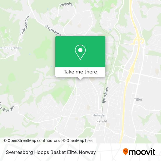 Sverresborg Hoops Basket Elite map