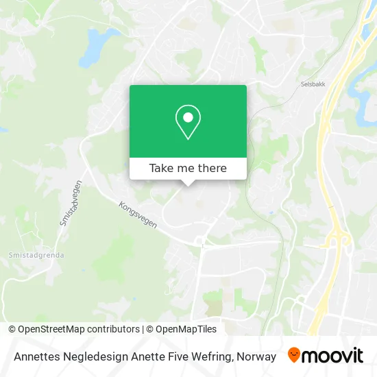 Annettes Negledesign Anette Five Wefring map