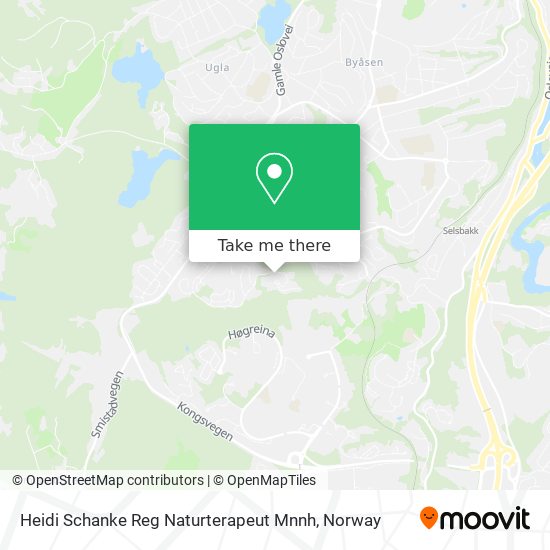 Heidi Schanke Reg Naturterapeut Mnnh map