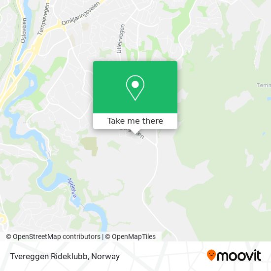 Tvereggen Rideklubb map