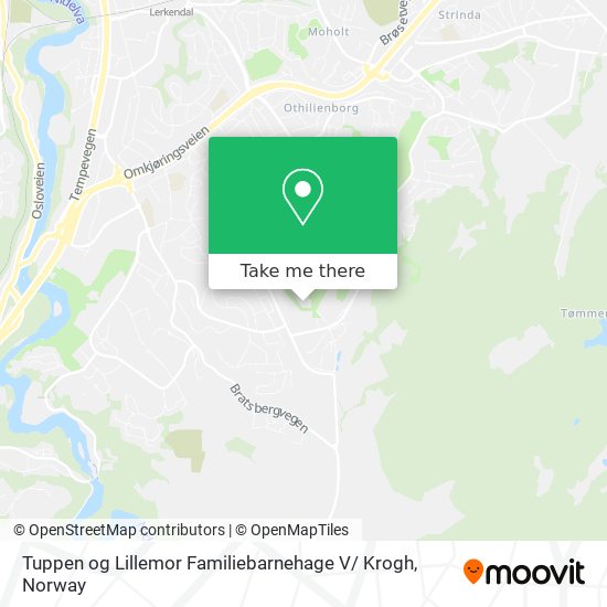 Tuppen og Lillemor Familiebarnehage V/ Krogh map