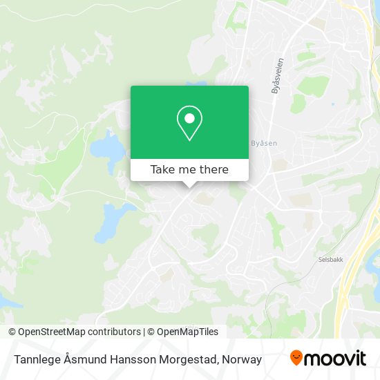 Tannlege Åsmund Hansson Morgestad map