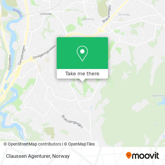 Claussen Agenturer map