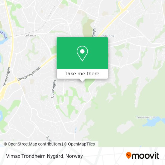 Vimax Trondheim Nygård map