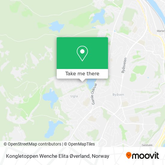 Kongletoppen Wenche Elita Øverland map