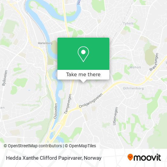 Hedda Xanthe Clifford Papirvarer map